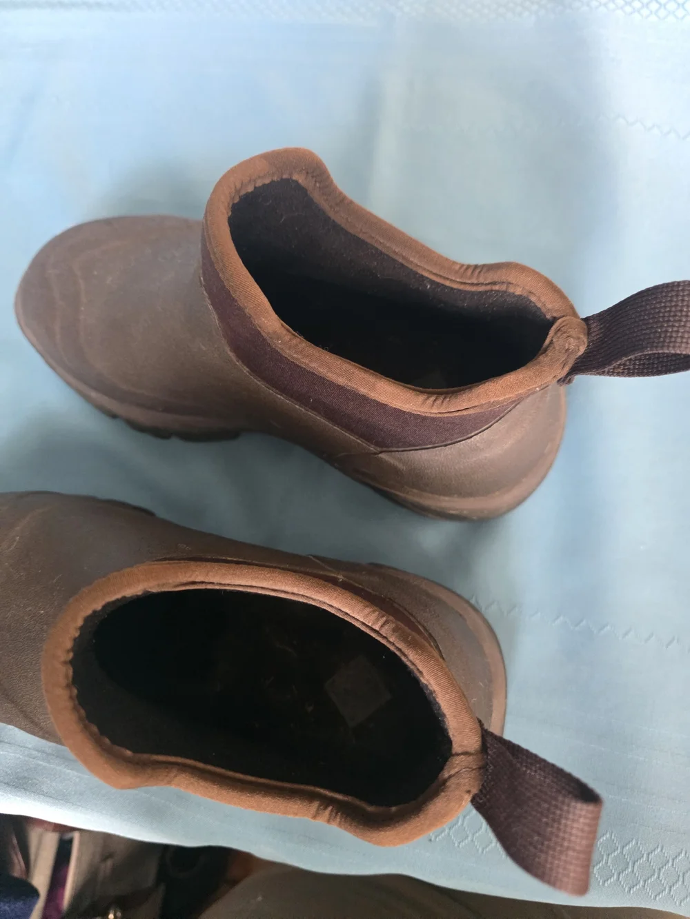 Muck Boot Company Men’s 7 / Women’s 8–8.5 Rubber Slip‑On Outdoor Boots Brown Uni